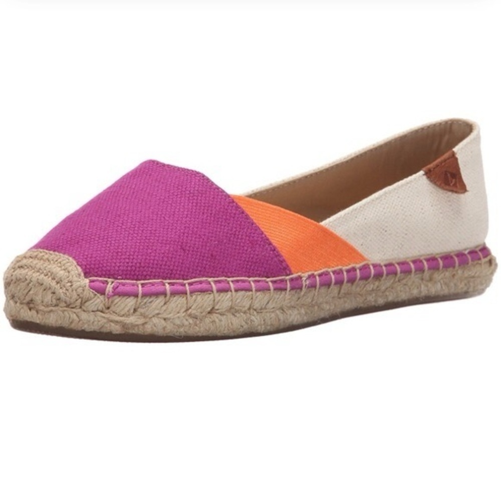 Sperry Multicolor Color Block Espadrilles Size 9 - image 1